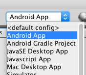 netbeans select android profile