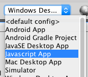 netbeans select javascript config