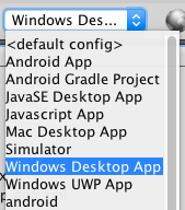 netbeans select windows config