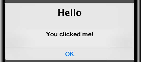 simulator you clicked me dialog